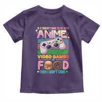 Anime Video Games Food Toddler T Shirt Japan Kawaii Gamer Otaku Aesthetic