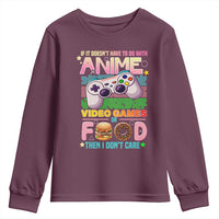 Anime Video Games Food Youth Sweatshirt Japan Kawaii Gamer Otaku Aesthetic