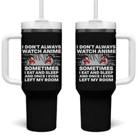 Funny Anime Lover Tumbler With Handle Japanese Kawaii Manga Otaku - Wonder Print Shop
