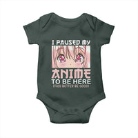 Japan Anime Manga Otaku Baby Onesie I Paused My Anime To Be Here Kawaii Girls