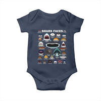 Shark Faces Baby Onesie Type Of Sharks Identification Marine Biology