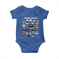 Shark Faces Baby Onesie Type Of Sharks Identification Marine Biology