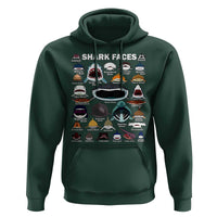Shark Faces Hoodie Type Of Sharks Identification Marine Biology