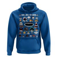 Shark Faces Hoodie Type Of Sharks Identification Marine Biology