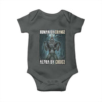 Funny Alpha Wolf Meme Baby Onesie Human By Chance Alpha By Choice Cool Funny Alpha Wolf Meme