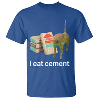 Funny Cursed Cat Meme T Shirt I Eat Cement Oddly Specific Dank Meme - Wonder Print Shop