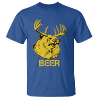 Funny Deer Hunting T Shirt Bear Plus Deer Equals Beer USA Hunter - Wonder Print Shop