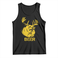 Funny Deer Hunting Tank Top Bear Plus Deer Equals Beer USA Hunter