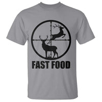 Deer Hunting T Shirt Deer Hunting Funny Hunter Fast Food Gift - Wonder Print Shop
