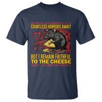 Funny Japanese Rat Lover T Shirt I Remain Faithful To The Cheese Retro Vintage Japan - Wonder Print Shop