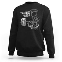 Funny Trashed Panda Sweatshirt Drunk Raccoon in Toilet Meme Hot Mess - Wonder Print Shop