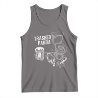 Funny Trashed Panda Tank Top Drunk Raccoon in Toilet Meme Hot Mess - Wonder Print Shop