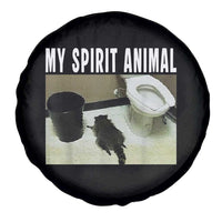 Funny Trashed Panda My Spirit Animal Spare Tire Cover Drunk Raccoon in Toilet Meme Hot Mess - Wonder Print Shop
