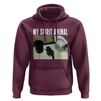 Funny Trashed Panda My Spirit Animal Hoodie Drunk Raccoon in Toilet Meme Hot Mess - Wonder Print Shop