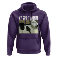 Funny Trashed Panda My Spirit Animal Hoodie Drunk Raccoon in Toilet Meme Hot Mess - Wonder Print Shop