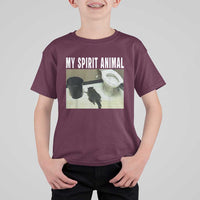 Funny Trashed Panda My Spirit Animal T Shirt For Kid Drunk Raccoon in Toilet Meme Hot Mess - Wonder Print Shop