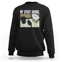 Funny Trashed Panda My Spirit Animal Sweatshirt Drunk Raccoon in Toilet Meme Hot Mess - Wonder Print Shop