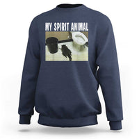 Funny Trashed Panda My Spirit Animal Sweatshirt Drunk Raccoon in Toilet Meme Hot Mess - Wonder Print Shop