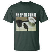 Funny Trashed Panda My Spirit Animal T Shirt Drunk Raccoon in Toilet Meme Hot Mess - Wonder Print Shop