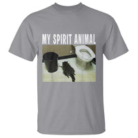 Funny Trashed Panda My Spirit Animal T Shirt Drunk Raccoon in Toilet Meme Hot Mess - Wonder Print Shop