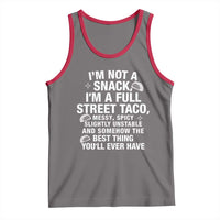 I’m a Full Street Taco Tank Top Funny Hot Mess Icons Foodie Flirts Meme - Wonder Print Shop
