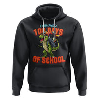 100 Days of School Dinosaur Hoodie I Crushed - Wonder Print Shop
