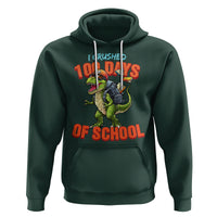 100 Days of School Dinosaur Hoodie I Crushed - Wonder Print Shop
