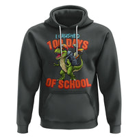 100 Days of School Dinosaur Hoodie I Crushed - Wonder Print Shop