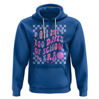 In My 100 Days of School Era Hoodie Retro Groovy - Wonder Print Shop