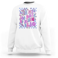 In My 100 Days of School Era Sweatshirt Retro Groovy - Wonder Print Shop