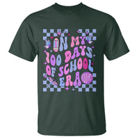 In My 100 Days of School Era T Shirt Retro Groovy - Wonder Print Shop