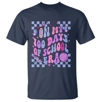 In My 100 Days of School Era T Shirt Retro Groovy - Wonder Print Shop