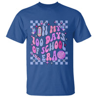 In My 100 Days of School Era T Shirt Retro Groovy - Wonder Print Shop