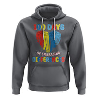 100 Days of School IEP Hoodie Embrace Differences Neurodiversity Autism ADHD Awareness - Wonder Print Shop