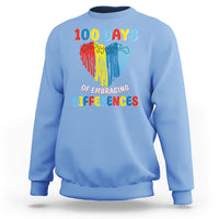 100 Days of School IEP Sweatshirt Embrace Differences Neurodiversity Autism ADHD Awareness - Wonder Print Shop