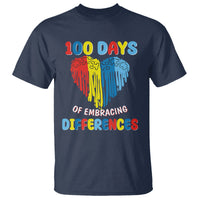 100 Days of School IEP T Shirt Embrace Differences Neurodiversity Autism ADHD Awareness - Wonder Print Shop