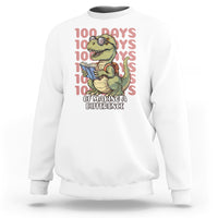 100 Days of School Dinosaur Sweatshirt Making A Difference - Wonder Print Shop