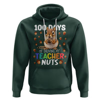 100 Days of School Chipmunk Hoodie Driving My Teacher Nuts - Wonder Print Shop