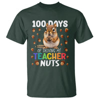 100 Days of School Chipmunk T Shirt Driving My Teacher Nuts - Wonder Print Shop