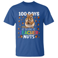 100 Days of School Chipmunk T Shirt Driving My Teacher Nuts - Wonder Print Shop