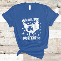 Rub Me For Luck Shamrock Irish Chicken St Patricks Day T-Shirt - Wonder Print Shop