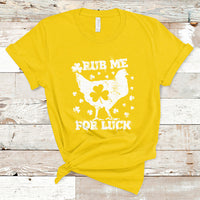 Rub Me For Luck Shamrock Irish Chicken St Patricks Day T-Shirt - Wonder Print Shop