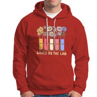Medical Lab Tech Hoodie Lab Week 2023 Saved By The Lab Medical Laboratory Tech - Wonder Print Shop
