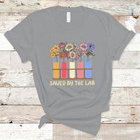 Medical Lab Tech T Shirt Lab Week 2023 Saved By The Lab Medical Laboratory Tech - Wonder Print Shop