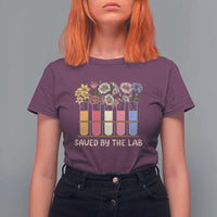 Lab Week T Shirt For Women Saved By The Lab Medical Laboratory Tech Medical Lab Tech
