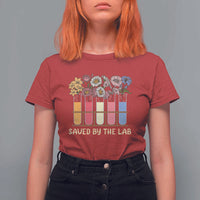 Lab Week T Shirt For Women Saved By The Lab Medical Laboratory Tech Medical Lab Tech