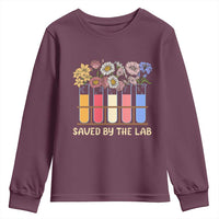 Lab Week Youth Sweatshirt Saved By The Lab Medical Laboratory Tech Medical Lab Tech