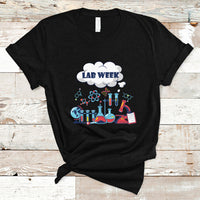 Medical Lab Tech T Shirt Lab Week Medical Laboratory Science Lab Experiments - Wonder Print Shop