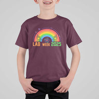 Lab Week T Shirt For Kid Medical Laboratory Science Lab Rainbow