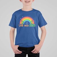 Lab Week T Shirt For Kid Medical Laboratory Science Lab Rainbow